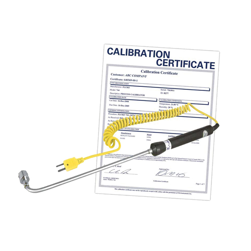 Sonde thermocouple de surface &agrave; angle droit avec certificat de calibration, 500 °C (932°F) Temp. max. Auto Electric Service Ltd.
