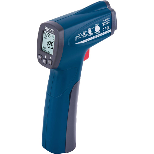 Thermom&egrave;tre &agrave; infrarouge, -25,6°- 752° F ( -32° - 400° C ), 12:1, &eacute;missivit&eacute; Ajustable Auto Electric Service Ltd.