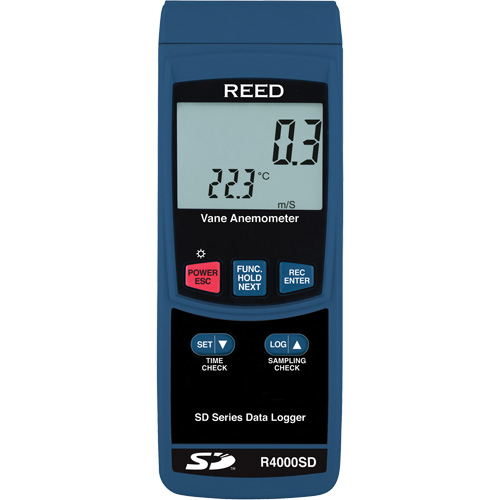 Thermo-Anemometer, Data Logging, 0.4 - 30 m/sec Air Velocity Range Auto Electric Service Ltd.