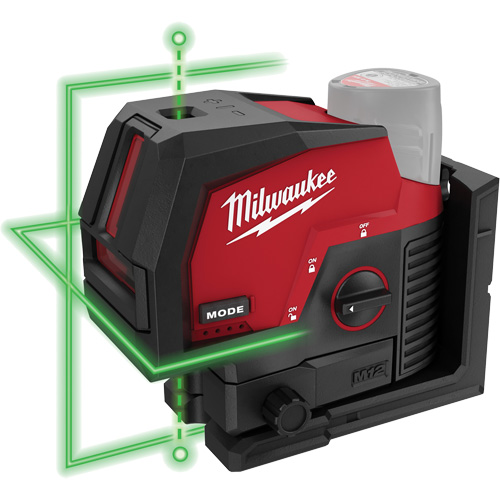 Laser vert &agrave; lignes crois&eacute;es et points d'aplomb M12 sans fil (outil seulement) Auto Electric Service Ltd.