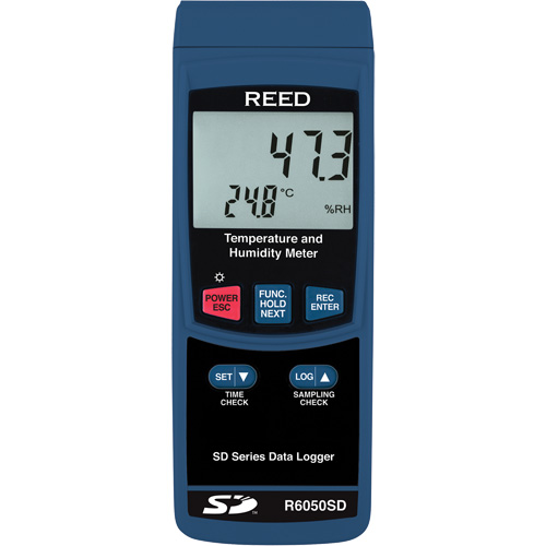 Thermo-hygrom&egrave;tre &agrave; enregistrement de donn&eacute;es avec certificat de calibration, 5% - 95% HR, 32° - 122° F (0° - 50°C) Auto Electric Service Ltd.