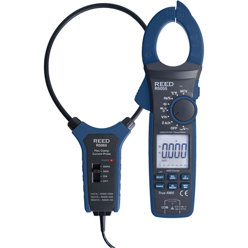 True RMS Clamp Meter with Flexible Current Probe & Calibration Certificate, AC/DC Voltage, AC/DC Current Auto Electric Service Ltd.