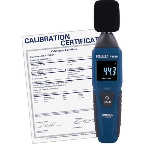 Sonom&egrave;tre Bluetooth Smart Series avec certificat de calibration, Gamme de mesure 30 - 130 dB Auto Electric Service Ltd.
