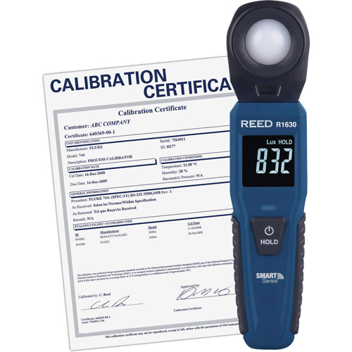 Luxm&egrave;tre Bluetooth Smart Series avec certificat de calibration Auto Electric Service Ltd.