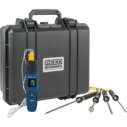 R1640 Smart Series Thermocouple Thermometer with Type-K Thermocouple Probes, Contact, Digital, 32-122°F (0-50°C) Auto Electric Service Ltd.