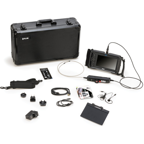 Ensemble de vid&eacute;oscope avec longue sonde de cam&eacute;ra &agrave; articulation bidirectionnelle de 4,5 mm × 1 m, 7" Affichage, 1024 x 600 pixels Auto Electric Service Ltd.