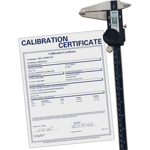 Digital Caliper with Traceable Certificate, 0.0005" (0.01 mm) Resolution, 0" - 12" (0 mm - 300 mm) Range Auto Electric Service Ltd.