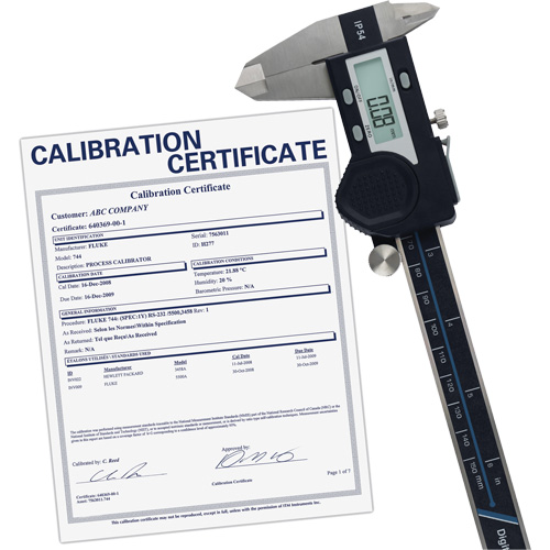 Pied &agrave; coulisse num&eacute;rique de 6" (150 mm) avec certificat de traçabilit&eacute; de l'&eacute;talonnage, R&eacute;solution de 0,0005" (0,01 mm), 0" - 6" (0 mm - 150 mm) gamme de mesure Auto Electric Service Ltd.
