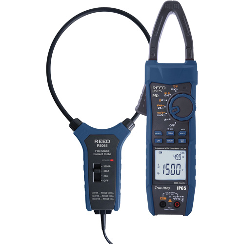 Solar Clamp Meter Kit with 18" Flexible Current Probe, AC/DC Voltage, AC/DC Current Auto Electric Service Ltd.