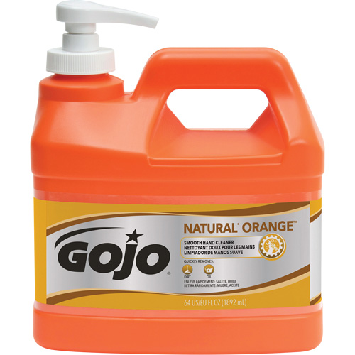 Nettoyant &agrave; mains Natural Orange, Cr&egrave;me, 1,89 L, Bouteille &agrave; pompe, Agrumes/Orange Auto Electric Service Ltd.