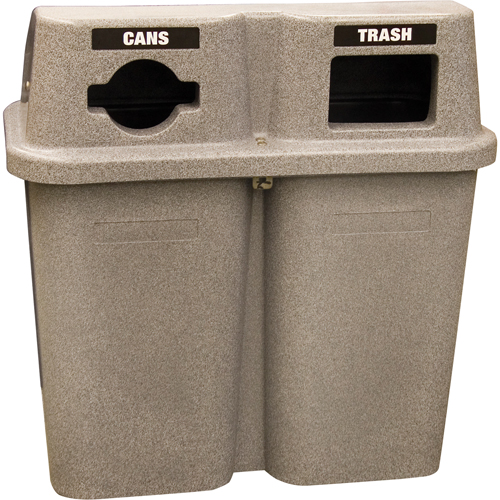 Recycling Containers Bullseye, Curbside, Plastic, 2 x 22 US gal. Auto Electric Service Ltd.