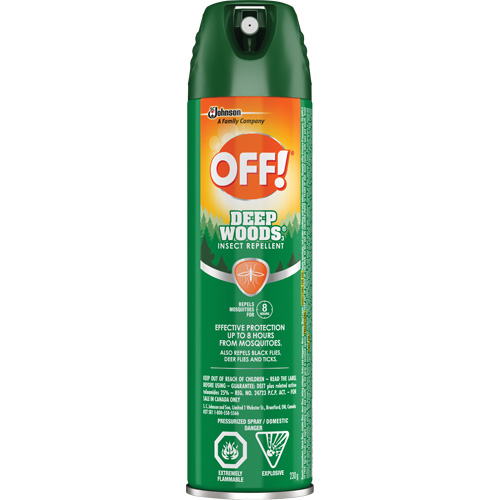 OFF! Deep Woods&reg; Insect Repellent, 25% DEET, Aerosol, 230 g Auto Electric Service Ltd.