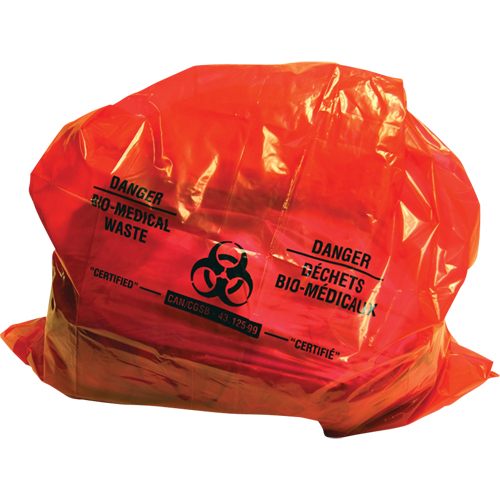 Sacs pour d&eacute;chets bio-m&eacute;dicaux Sure-Guard, Biorisque, 50" lo x 37" la, 2 mil Auto Electric Service Ltd.