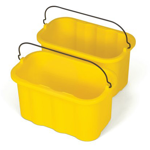 Seau porte-accessoires Executive Series, Capacit&eacute; de 2.5 gal. US (10 pintes), Jaune Auto Electric Service Ltd.