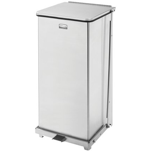 Defenders&reg; Square Step Can with Liner, Stainless Steel, 13 US gal. Capacity Auto Electric Service Ltd.