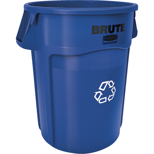 Contenants ronds pour le recyclage BRUTE, Vrac, Plastique, 44 gal. US Auto Electric Service Ltd.