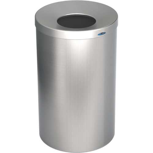 R&eacute;cipient &agrave; d&eacute;chets pour halls, Acier inoxydable, 33 gal. US Auto Electric Service Ltd.