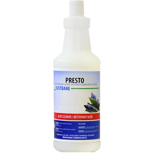 Nettoyant d&eacute;sinfectant &agrave; cuvettes Presto, 1 L, Bouteille Auto Electric Service Ltd.