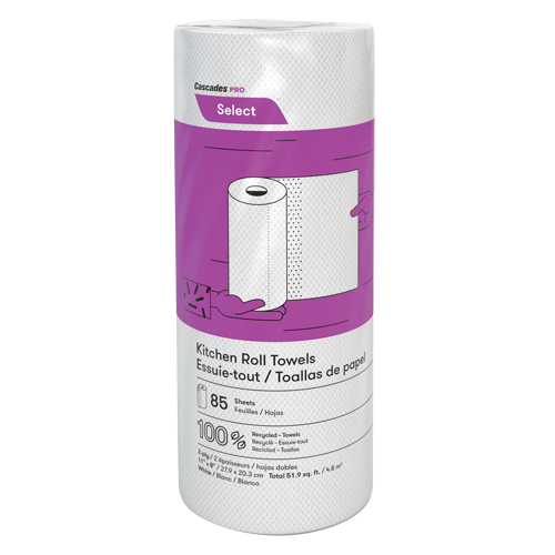 Pro Select Kitchen Towel Roll, 2 Ply, 85 Sheets/Roll, 8" W, 11" L Auto Electric Service Ltd.