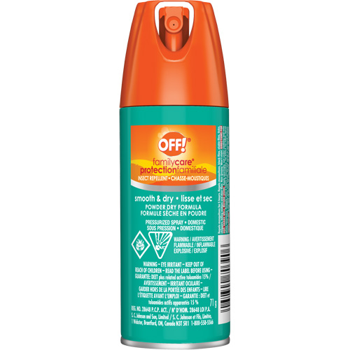 Insectifuge Off! Family Care, DEET &agrave; 15 %, A&eacute;rosol, 2,5 oz. Auto Electric Service Ltd.