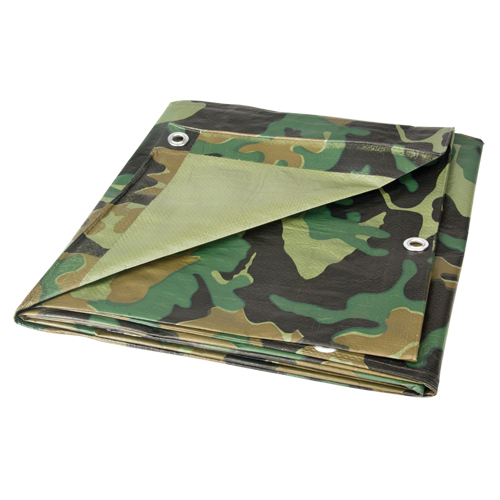 B&acirc;che, Robuste, Camouflage, 6' x 8' x 6 mils Auto Electric Service Ltd.