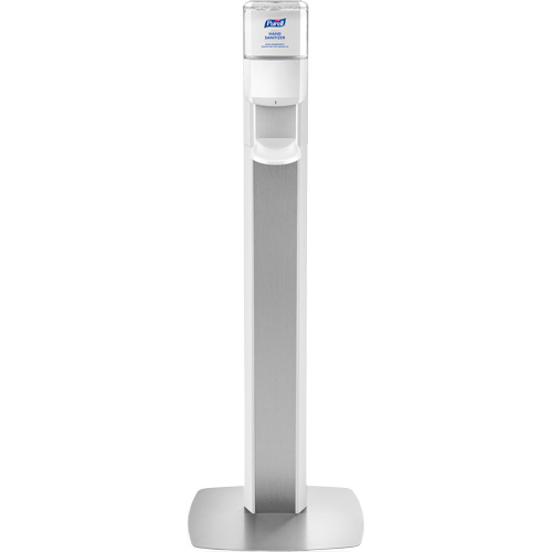 Messenger ES8 Silver Panel Floor Stand with Dispenser Auto Electric Service Ltd.