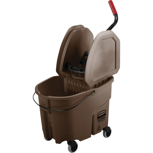 WaveBrake&reg; Mop Bucket & Wringer Combo Pack, Down Press, 8.75 US Gal.(35 Quart), Brown Auto Electric Service Ltd.
