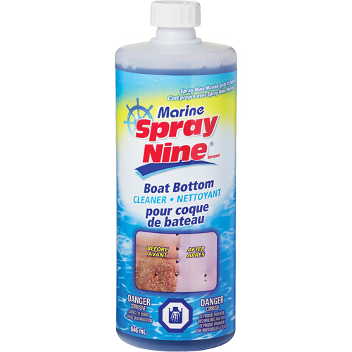Nettoyant de fond de bateau Spray Nine, 946 ml, Bouteille Auto Electric Service Ltd.