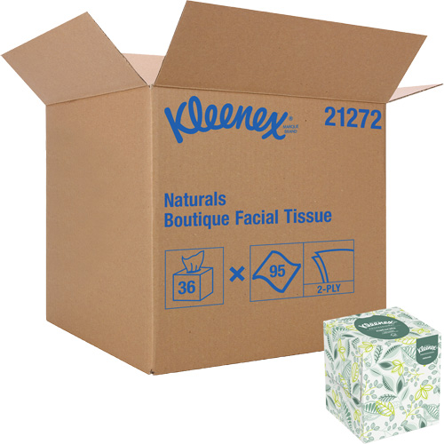 Papiers-mouchoirs Naturals Boutique* de Kleenex, 2 pli, 7,8" lo x 8,3" la, 95 feuilles/boîte Auto Electric Service Ltd.