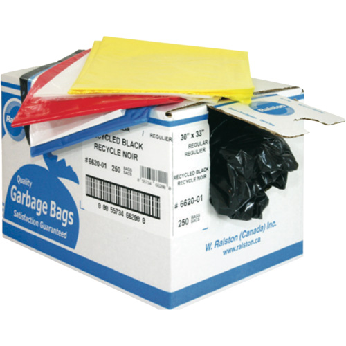 Sacs &agrave; d&eacute;chets industriels, 3T-Fort, 35" la x 50" lo, 2,7 mils, Orange Auto Electric Service Ltd.