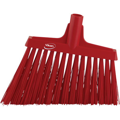 Angle Broom Head, X-Coarse Bristles, 12", Polyester, Red Auto Electric Service Ltd.