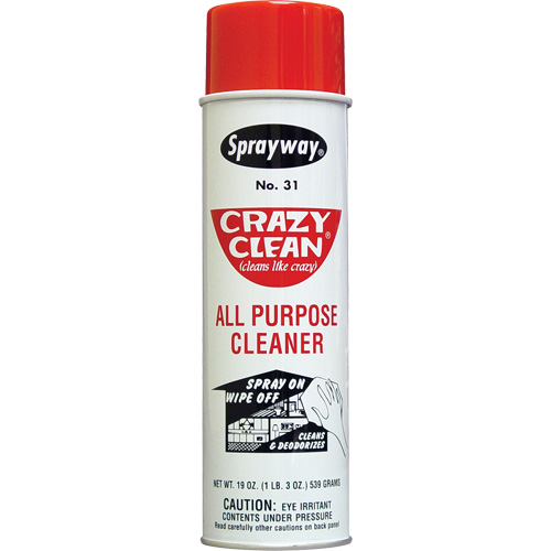 Nettoyant tout usage Crazy Clean, 20 oz, Canette a&eacute;rosol Auto Electric Service Ltd.