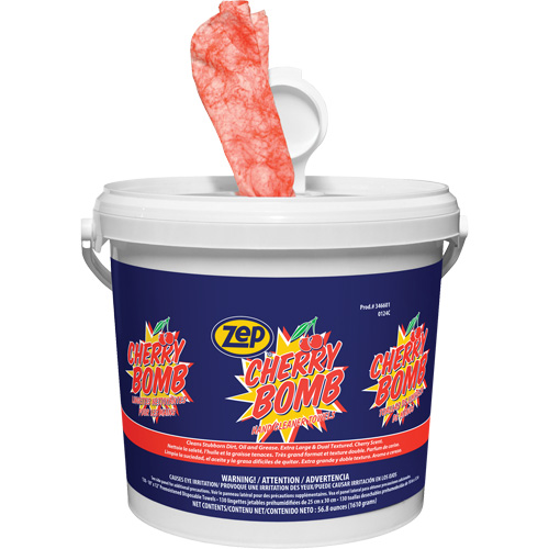 Lingettes nettoyantes surpuissantes pour les mains Cherry Bomb Auto Electric Service Ltd.