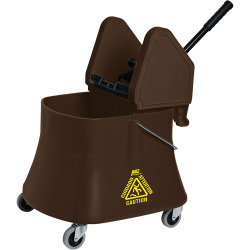 Champ Bucket & Wringer Combo, Down Press, 10 US Gal.(40 Quart), Brown Auto Electric Service Ltd.