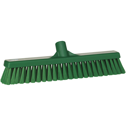 Small Particle Push Broom Head, Fine Bristles, 16-1/2", Polyester, Green Auto Electric Service Ltd.