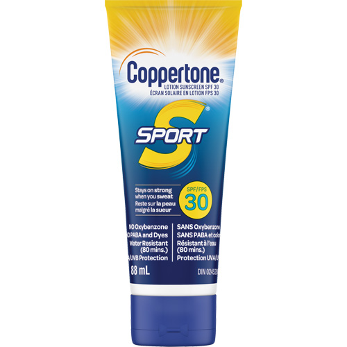 &eacute;cran solaire r&eacute;sistant &agrave; l'eau Sport, FPS 30, Lotion Auto Electric Service Ltd.