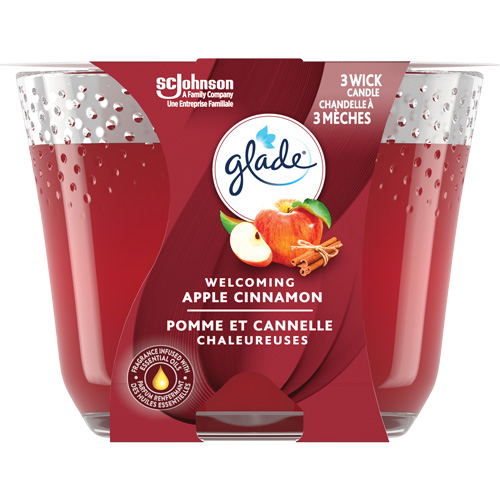 Glade&reg; 3-Wick Candle, Apple Cinnamon Auto Electric Service Ltd.