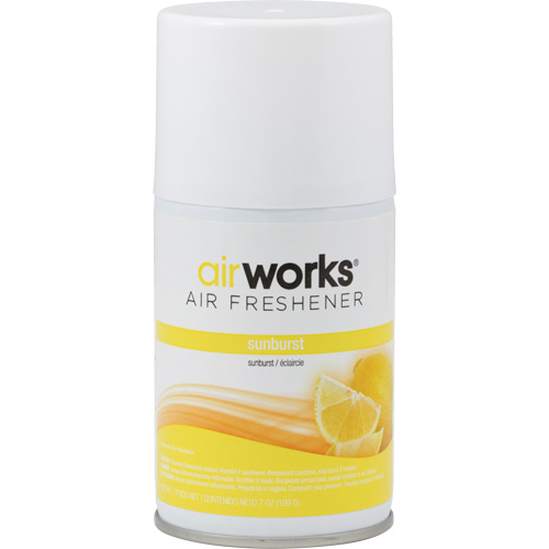 AirWorks&reg; Metered Air Fresheners, Sunburst, Aerosol Can Auto Electric Service Ltd.
