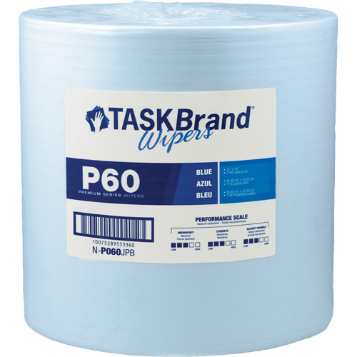 TaskBrand&reg; P60 Premium Series Wipers, All-Purpose, 13" L x 12" W Auto Electric Service Ltd.