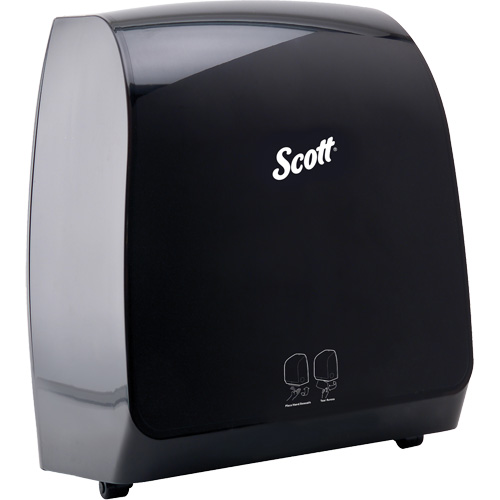 Distributeur de serviettes en rouleaux durs Scott Pro, &eacute;lectronique/Sans contact, 12,66" la x 9,18" p x 16,44" h Auto Electric Service Ltd.