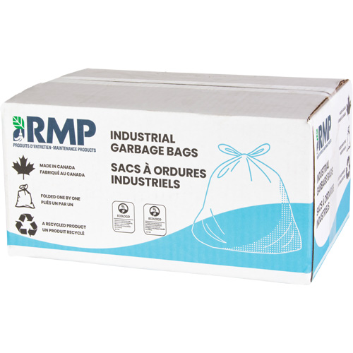 Industrial Garbage Bags, Strong, 26" W x 36" L, 0.9 mils, Clear, 45 L (12 Gal.) Capacity Auto Electric Service Ltd.