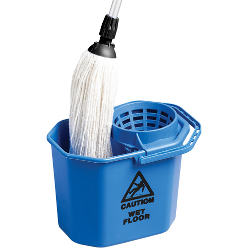 Heavy-Duty Mop Cone Pail, Strainer, 3 US Gal. (12 Quart), Blue Auto Electric Service Ltd.