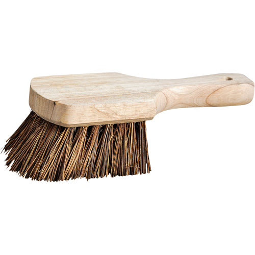Short Handle Pot Brush, Stiff Bristles, 9" Long, Brown Auto Electric Service Ltd.