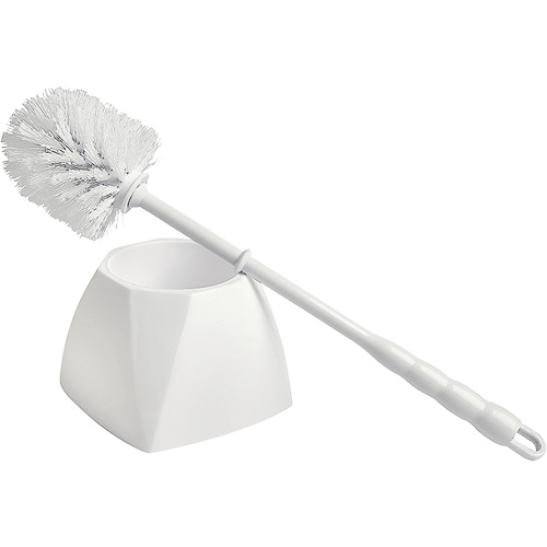 Brosse &agrave; cuvettes avec coupelle, 15-1/2" l, Soies Polypropyl&egrave;ne, Blanc Auto Electric Service Ltd.