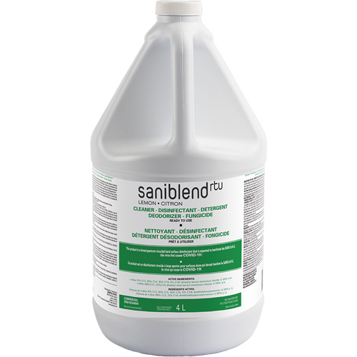 SaniBlend Ready-To-Use Disinfectant & Sanitizer, 4 L, Jug Auto Electric Service Ltd.