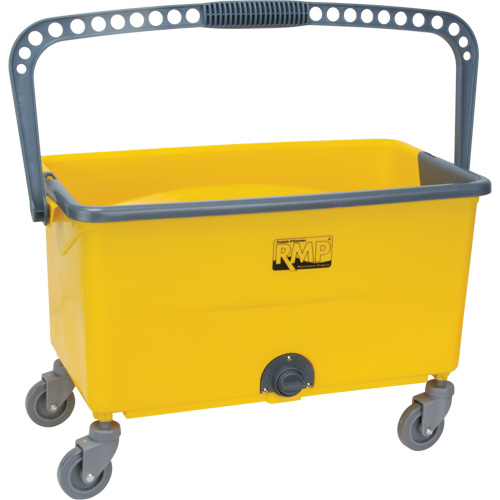 Microfibre Mop Bucket & Wringer, Strainer, 11 US Gal. (44 Quart), Yellow Auto Electric Service Ltd.