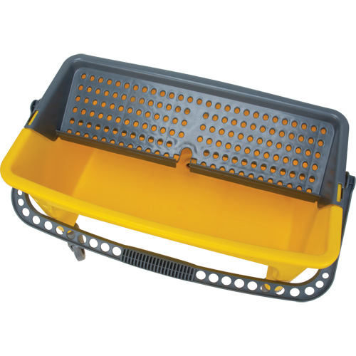 Microfibre Mop Bucket & Wringer, Strainer, 11 US Gal. (44 Quart), Yellow Auto Electric Service Ltd.
