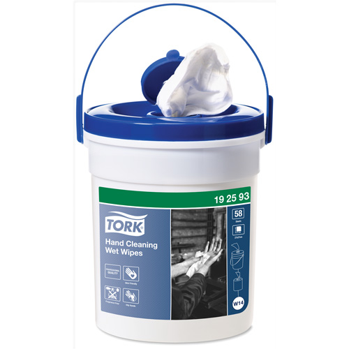 Hand Cleaning Wet Wipe Bucket, 58 Wipes, 10-3/5" x 10-3/5" Auto Electric Service Ltd.