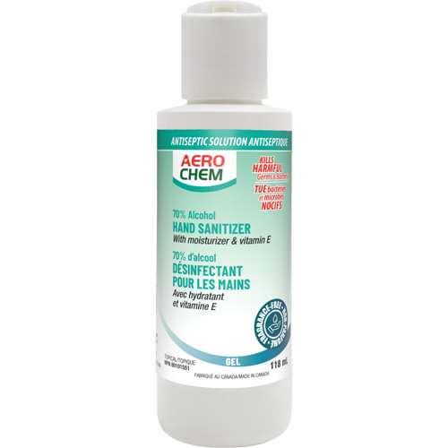 Gel Hand Sanitizer, 118 ml, Squeeze Bottle, 70 % Alcohol Auto Electric Service Ltd.