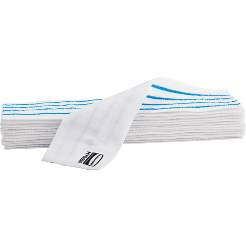 Disposable Mop Pad, Hook and Loop Style, Microfibre, 18" L x 4" W Auto Electric Service Ltd.